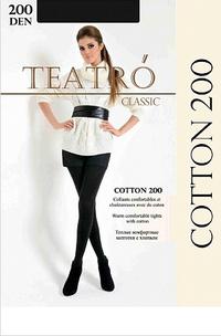 Cotton 200 - Колготки женские классические, Teatro